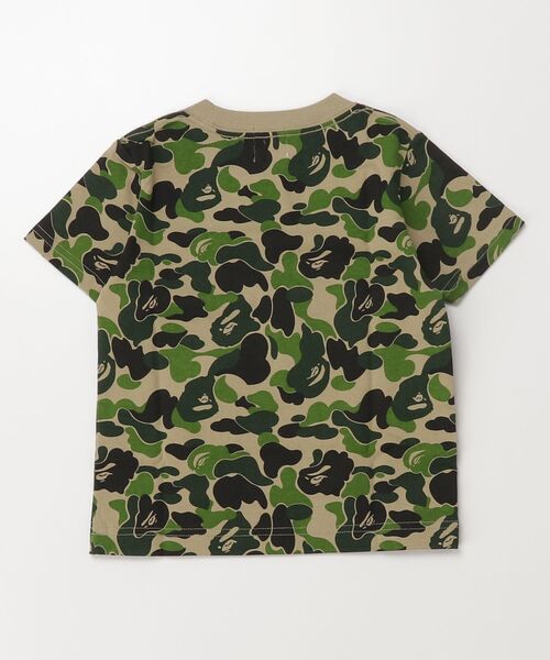 A BATHING APE(アベイシングエイプ)の「ABC CAMO APE & MILO ONE POINT TEE(Tシャツ/カットソー・キッズ・ブルー/ピンク/グリーン・110/130/140/120/100)」の10枚目の写真