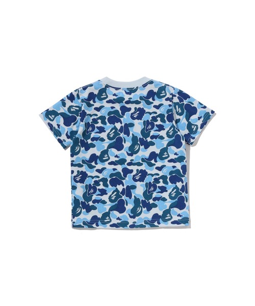 A BATHING APE(アベイシングエイプ)の「ABC CAMO APE & MILO ONE POINT TEE(Tシャツ/カットソー・キッズ・ブルー/ピンク/グリーン・110/130/140/120/100)」の5枚目の写真