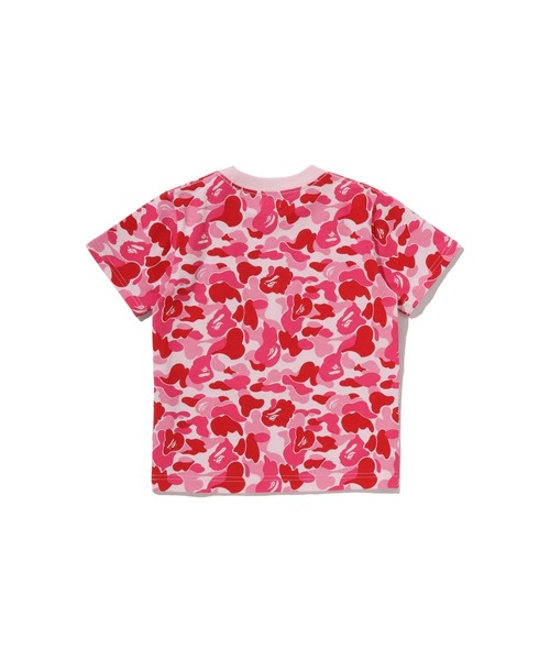 A BATHING APE(アベイシングエイプ)の「ABC CAMO APE & MILO ONE POINT TEE(Tシャツ/カットソー・キッズ・ブルー/ピンク/グリーン・110/130/140/120/100)」の6枚目の写真