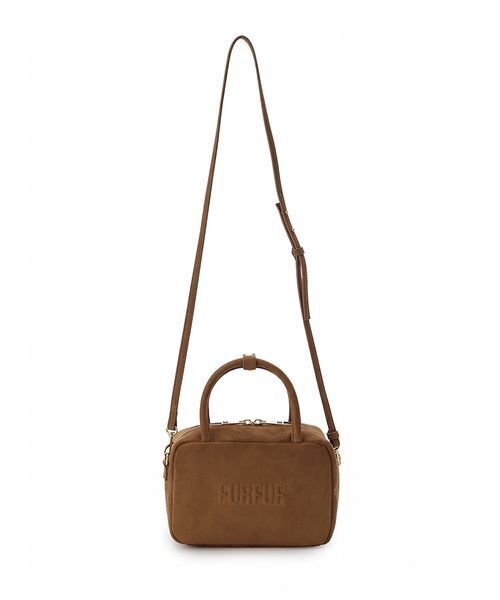 FURFUR（ファーファー）の「【限定カラー】バリエーションスクエアボストンバッグ（ボストンバッグ・レディース・ブラック/ピンク/ブラウン/ホワイト/サックスブルー/ライトベージュ・F）」の8枚目の写真