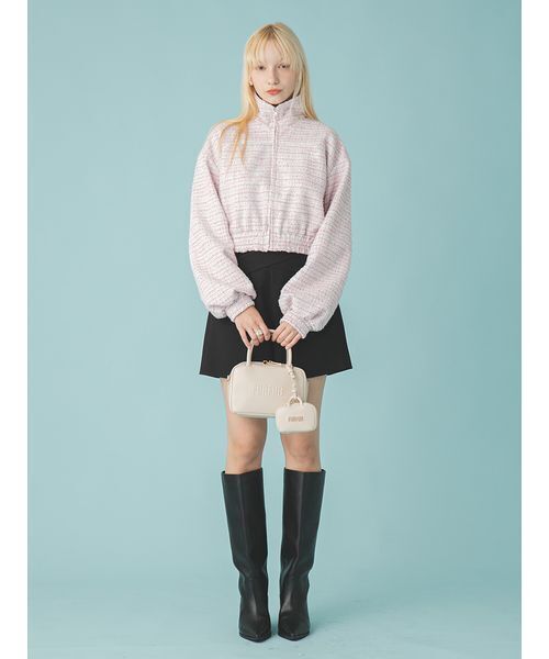 FURFUR（ファーファー）の「【限定カラー】バリエーションスクエアボストンバッグ（ボストンバッグ・レディース・ブラック/ピンク/ブラウン/ホワイト/サックスブルー/ライトベージュ・F）」の13枚目の写真