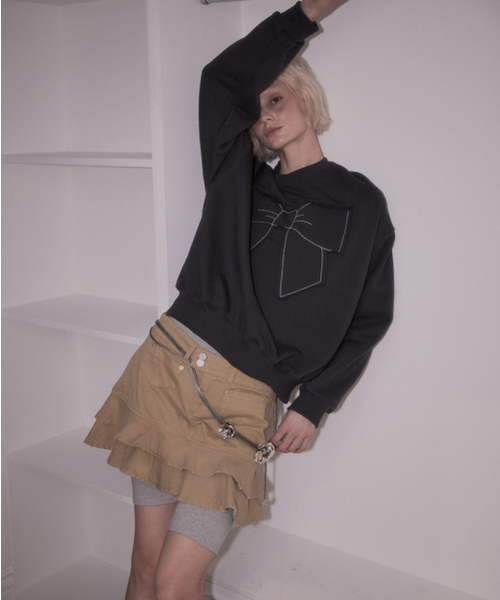 ROSEFRANTZ（ロゼフランツ）の「Rebel Layer Frill Mini Skirt [Beige]（スカート・レディース・Beige・MEDIUM/SMALL）」の5枚目の写真