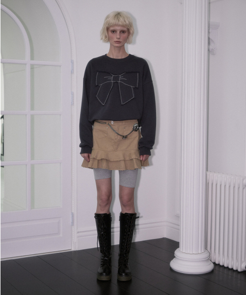 ROSEFRANTZ（ロゼフランツ）の「Rebel Layer Frill Mini Skirt [Beige]（スカート・レディース・Beige・MEDIUM/SMALL）」の9枚目の写真