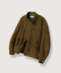 William Suede Harrington Jacket_Brown