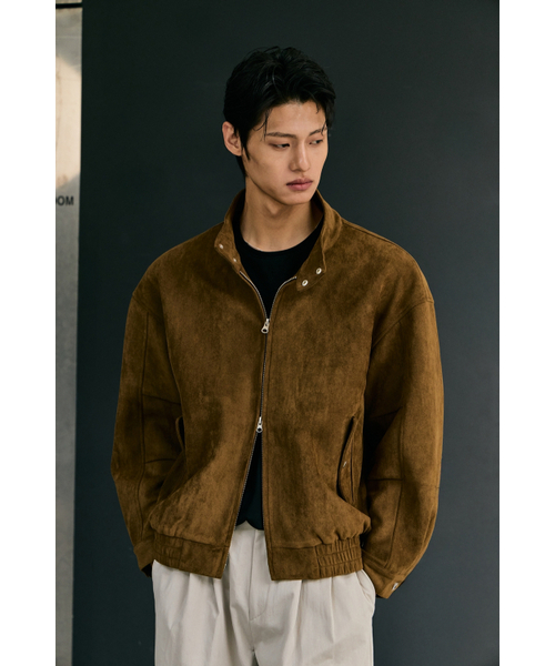 MOOD INSIDE(ムードインサイド)の「William Suede Harrington Jacket_Brown(その他アウター・メンズ・ブラウン・LARGE/X-LARGE/MEDIUM)」の2枚目の写真