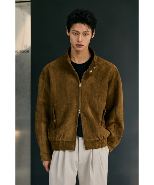 MOOD INSIDE(ムードインサイド)の「William Suede Harrington Jacket_Brown(その他アウター・メンズ・ブラウン・LARGE/X-LARGE/MEDIUM)」の7枚目の写真