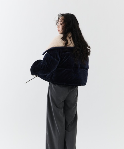 Velvet Short Down Jacket / ベルベットショートダウンジャケット