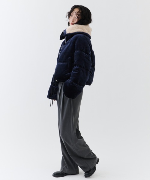 Velvet Short Down Jacket / ベルベットショートダウンジャケット