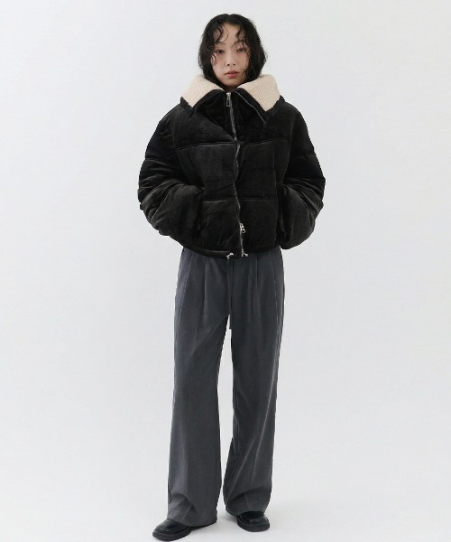 Velvet Short Down Jacket / ベルベットショートダウンジャケット