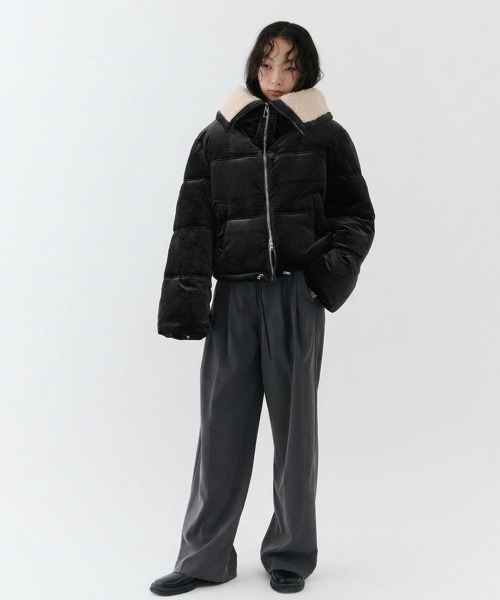 Velvet Short Down Jacket / ベルベットショートダウンジャケット