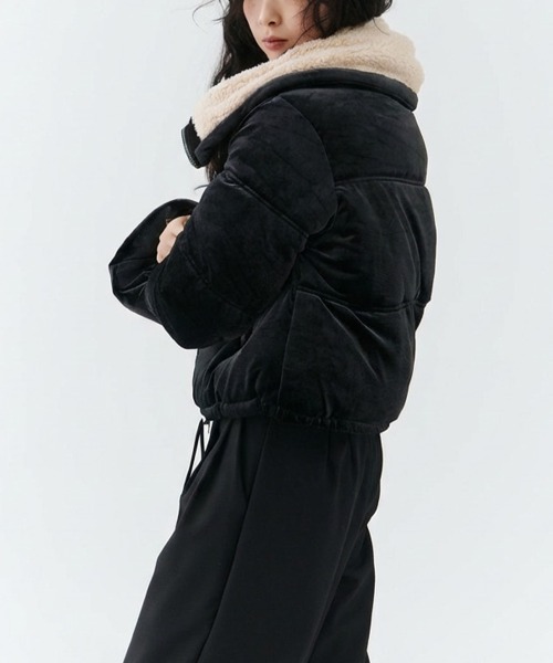 Velvet Short Down Jacket / ベルベットショートダウンジャケット
