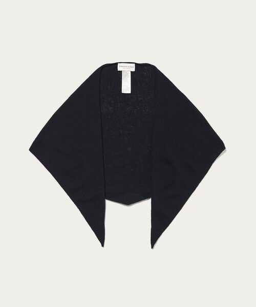 Johnstons of Elgin（ジョンストンズオブエルガン）の「【別注】＜Johnstons of Elgin＞トライアングル ネックタイ スカーフ ストール（ストール/ショール・メンズ・ブラック/コバルトブルー/レッド・FREE）」の8枚目の写真