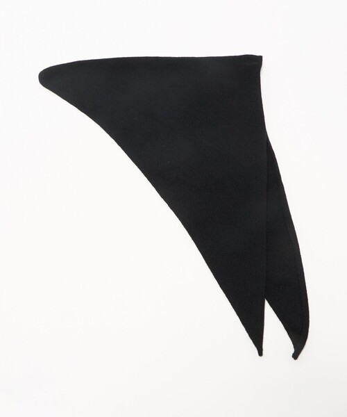 Johnstons of Elgin（ジョンストンズオブエルガン）の「【別注】＜Johnstons of Elgin＞トライアングル ネックタイ スカーフ ストール（ストール/ショール・メンズ・ブラック/コバルトブルー/レッド・FREE）」の9枚目の写真