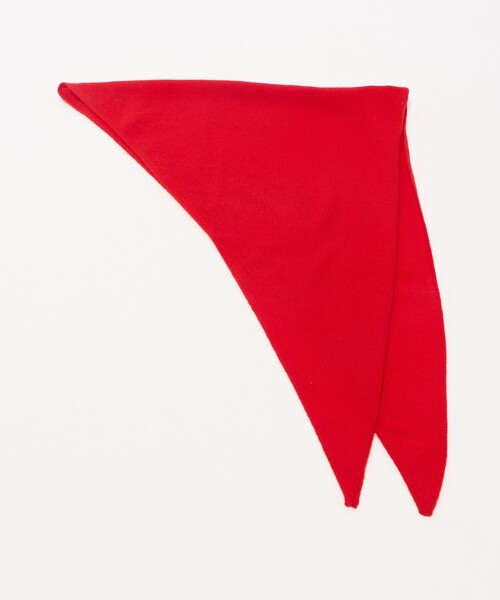 Johnstons of Elgin（ジョンストンズオブエルガン）の「【別注】＜Johnstons of Elgin＞トライアングル ネックタイ スカーフ ストール（ストール/ショール・メンズ・ブラック/コバルトブルー/レッド・FREE）」の12枚目の写真