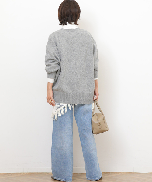 JOURNAL STANDARD relume（ジャーナルスタンダード　レリューム）の「《追加2》ハミルトンウールVカーディガン（カーディガン/ボレロ・レディース・チャコールグレー/グレー/レッド・FREE）」の14枚目の写真