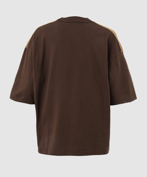 COMME des GARCONS HOMME(コム デ ギャルソン・オム)の「KNIT-DOCKING COTTON T-SHIRTS(Tシャツ/カットソー・メンズ・ブラック/ブラウン・XL/L/M/S)」の7枚目の写真