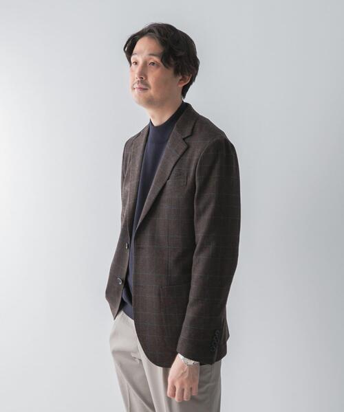 URBAN RESEARCH DOORS（アーバンリサーチドアーズ）の「LIFE STYLE TAILOR　オーバーペンツイードジャケット（その他アウター・メンズ・ブラウン系その他・50/48/44/46）」の2枚目の写真