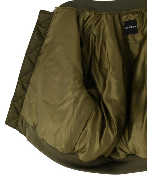 FR(13)NDS（フレンズ）の「FR(13)NDS/フレンズ/MA-1（MA-1・メンズ・カーキ/ブラック・F）」の4枚目の写真