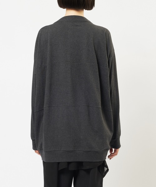 gomme（ゴム）の「バルーンパネルカーディガン（カーディガン/ボレロ・レディース・ブラック/チャコールグレー・MEDIUM）」の8枚目の写真