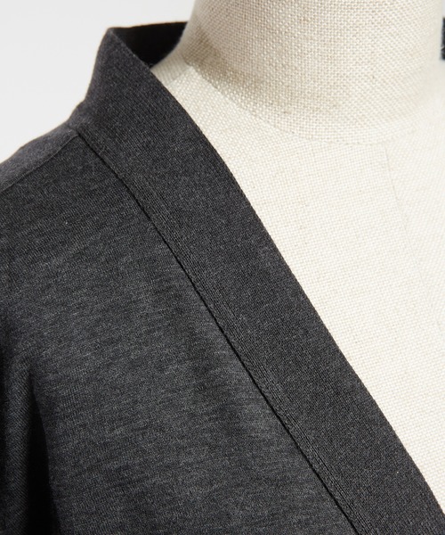 gomme（ゴム）の「バルーンパネルカーディガン（カーディガン/ボレロ・レディース・ブラック/チャコールグレー・MEDIUM）」の6枚目の写真