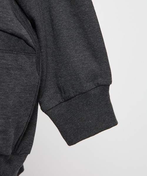 gomme（ゴム）の「バルーンパネルカーディガン（カーディガン/ボレロ・レディース・ブラック/チャコールグレー・MEDIUM）」の7枚目の写真