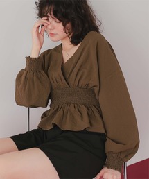 カシュクール」に該当するトップス（ブラウン/茶色系）ファッション