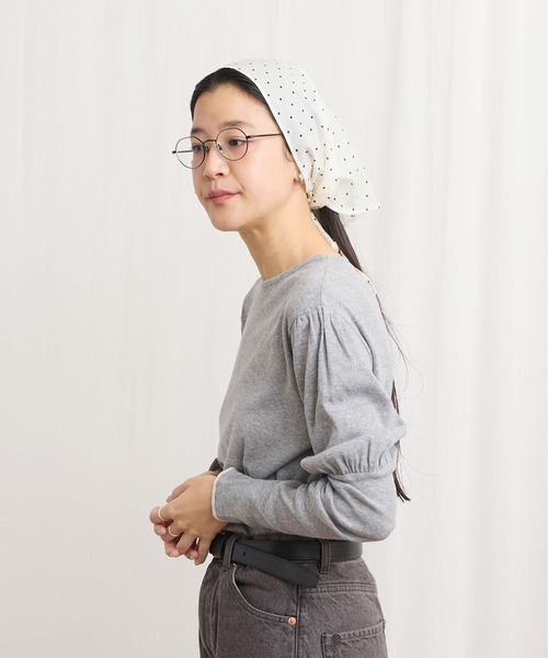 fig Ｌondon（フィグロンドン）の「ZIM tereko puff pullover（Tシャツ/カットソー・レディース・グレー/ブラック/ホワイト・FREE）」の15枚目の写真