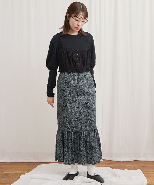 fig Ｌondon（フィグロンドン）の「ZIM tereko puff pullover（Tシャツ/カットソー・レディース・グレー/ブラック/ホワイト・FREE）」の20枚目の写真