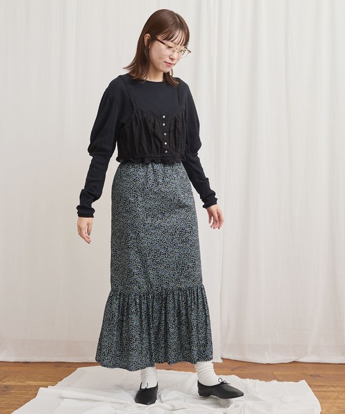 fig Ｌondon（フィグロンドン）の「ZIM tereko puff pullover（Tシャツ/カットソー・レディース・グレー/ブラック/ホワイト・FREE）」の21枚目の写真