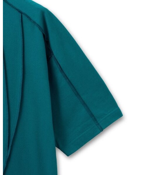 BESLOW（ビースロー）の「REVERSE OVERLOCK STITCH HALF T-SHIRTS TEAL（Tシャツ/カットソー・メンズ・その他・MEDIUM/SMALL）」の3枚目の写真