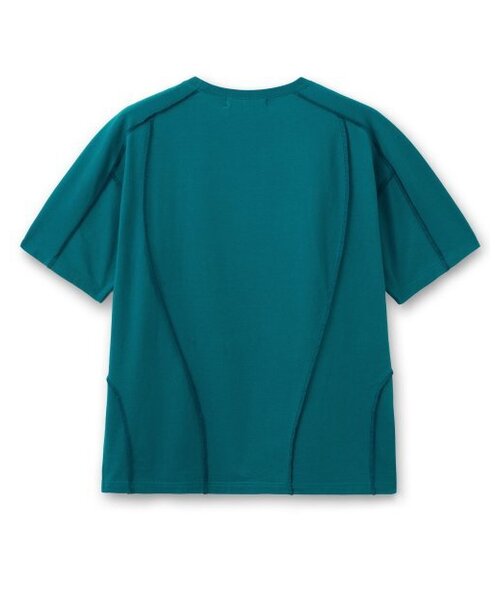 BESLOW（ビースロー）の「REVERSE OVERLOCK STITCH HALF T-SHIRTS TEAL（Tシャツ/カットソー・メンズ・その他・MEDIUM/SMALL）」の6枚目の写真
