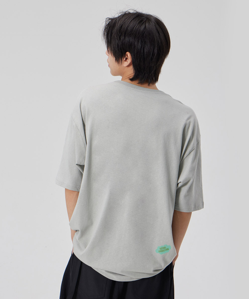 ASTRAL PROJECTION（アストラルプロジェクション）の「[ビヨンドウィズアストラル]コットンルーズフィット半袖Tシャツ_ダスティミント（Tシャツ/カットソー・メンズ・その他・LARGE/MEDIUM/X-LARGE/XX-LARGE）」の4枚目の写真