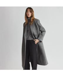 Hidden button double coat (Solid)