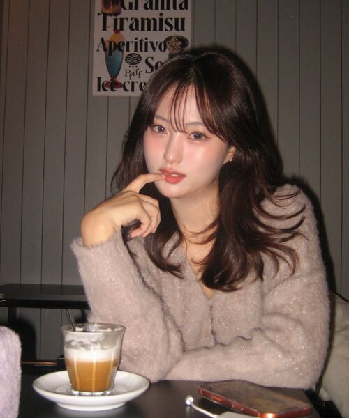CURETTY(キュリティ)の「C SOFT KNIT CARDIGAN SET-UP_BEIGE(カーディガン/ボレロ・レディース・Beige・SMALL)」の7枚目の写真