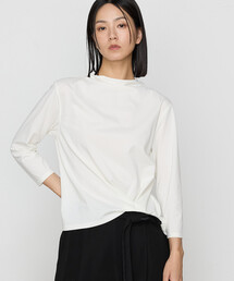 Gabardine K.T（ギャバジンケーティー）の「〔 +サイズ 〕 ポンチ ワンタックプルオーバー（Tシャツ/カットソー）」