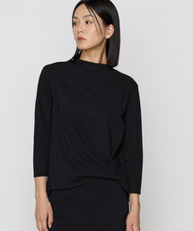 Gabardine K.T（ギャバジンケーティー）の「〔 +サイズ 〕 ポンチ ワンタックプルオーバー（Tシャツ/カットソー）」