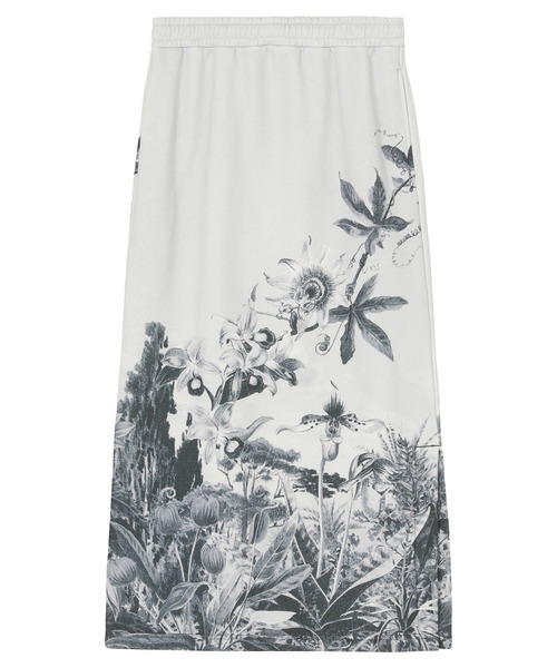 ZUCCa(ズッカ)の「WILD FLOWER JERSEY / スカート / P(スカート・レディース・マルチ/ライトグレー・M size)」の2枚目の写真