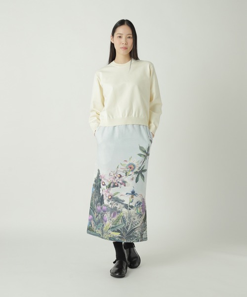 ZUCCa(ズッカ)の「WILD FLOWER JERSEY / スカート / P(スカート・レディース・マルチ/ライトグレー・M size)」の5枚目の写真