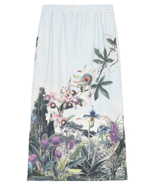 ZUCCa(ズッカ)の「WILD FLOWER JERSEY / スカート / P(スカート・レディース・マルチ/ライトグレー・M size)」の8枚目の写真