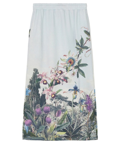 ZUCCa(ズッカ)の「WILD FLOWER JERSEY / スカート / P(スカート・レディース・マルチ/ライトグレー・M size)」の9枚目の写真