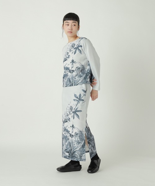 ZUCCa(ズッカ)の「WILD FLOWER JERSEY / スカート / P(スカート・レディース・マルチ/ライトグレー・M size)」の11枚目の写真