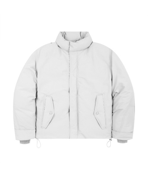 NONBLANK(ノンブランク)の「シンプルミリタリーショートパディング_GREY(ダウンジャケット/コート・メンズ・その他・X-LARGE/LARGE/MEDIUM)」の2枚目の写真