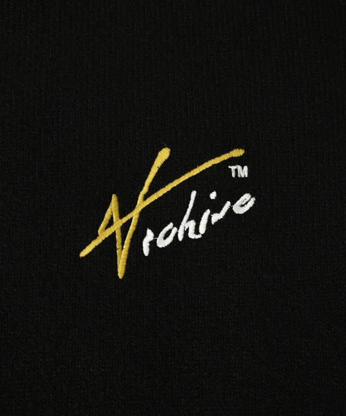 ADAM PATEK(アダムパテック)の「【ADAMPATEK/アダムパテック】archive shaggy crest crewneck ロゴスウェット(スウェット・メンズ・ブラック×イエロー/ブラック×レッド・1/2)」の18枚目の写真