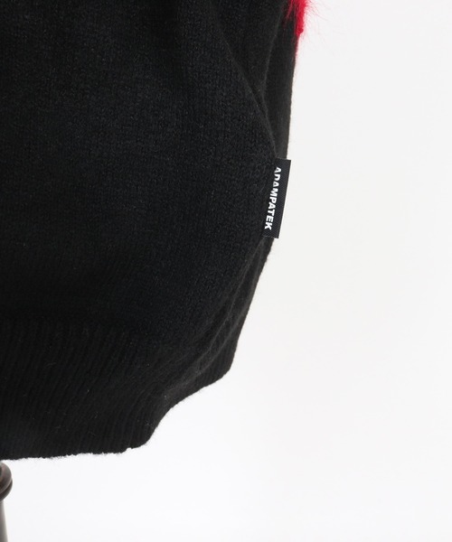 ADAM PATEK(アダムパテック)の「【ADAMPATEK/アダムパテック】archive shaggy crest crewneck ロゴスウェット(スウェット・メンズ・ブラック×イエロー/ブラック×レッド・1/2)」の14枚目の写真