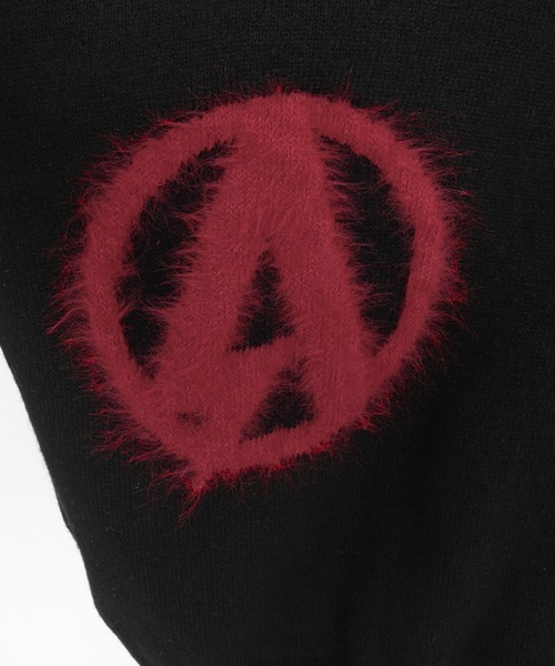 ADAM PATEK(アダムパテック)の「【ADAMPATEK/アダムパテック】archive shaggy crest crewneck ロゴスウェット(スウェット・メンズ・ブラック×イエロー/ブラック×レッド・1/2)」の16枚目の写真