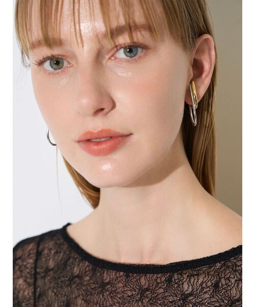 ELENDEEK（エレンディーク）の「ダブルフープイヤーカフ（イヤーカフ・レディース・シルバー/ゴールド・FREE）」の10枚目の写真