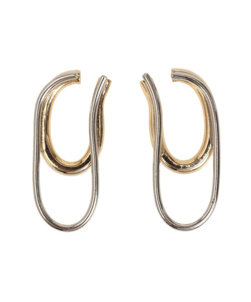 ELENDEEK（エレンディーク）の「ダブルフープイヤーカフ（イヤーカフ・レディース・シルバー/ゴールド・FREE）」の12枚目の写真