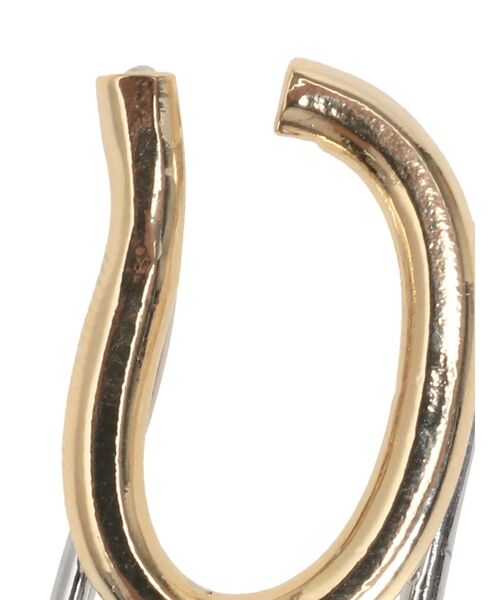 ELENDEEK（エレンディーク）の「ダブルフープイヤーカフ（イヤーカフ・レディース・シルバー/ゴールド・FREE）」の13枚目の写真