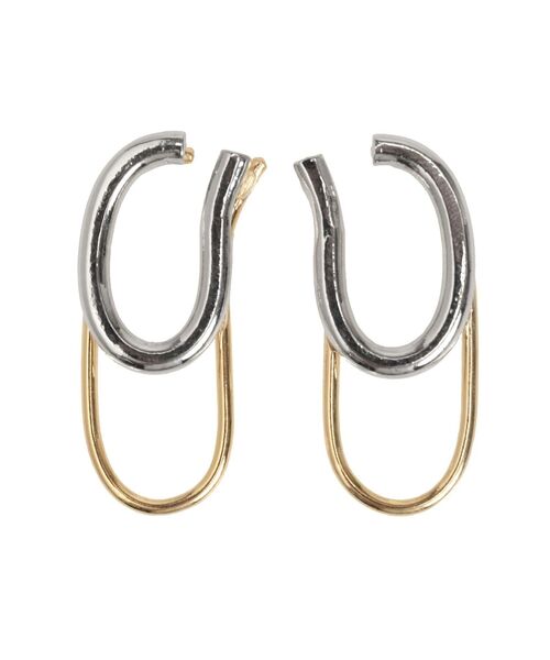 ELENDEEK（エレンディーク）の「ダブルフープイヤーカフ（イヤーカフ・レディース・シルバー/ゴールド・FREE）」の14枚目の写真