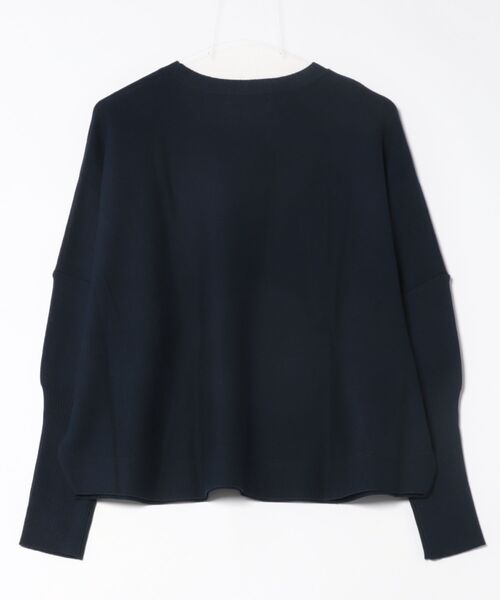 Doux archives（ドゥアルシーヴ）の「ロングリブドルマンプルオーバー（ニット/セーター・レディース・ネイビー/グレイッシュベージュ/サックスブルー・FREE）」の12枚目の写真